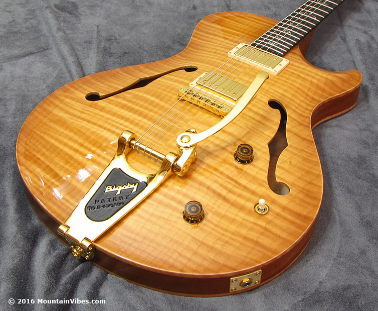 PRS SC-J Thinline, Vintage Natural, Extraordinary Flame Maple! Finish